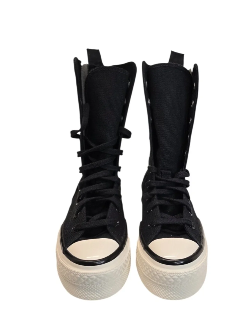 New Converse Chuck 70 Plus X-Hi High Top Black Platform Sneakers Boots Women 7